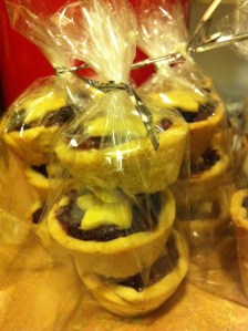 mini pies bagged
