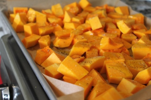 Butternut squash or pumpkin will work just fine for this recipe.