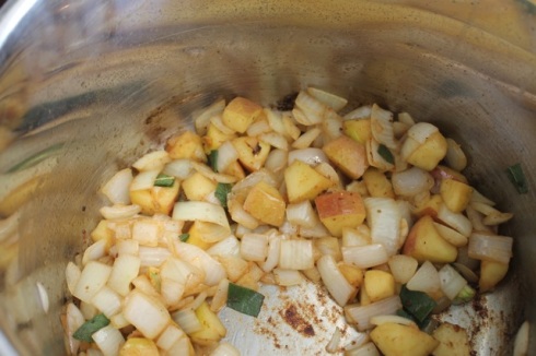 Butternut parsnip apple soup - 3